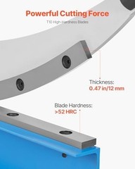VEVOR Hand Plate Shear, 31.5 in Max Cutting Length, Manual Sheet Metal Shear …