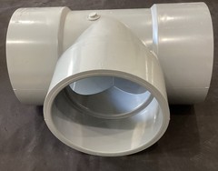 Ipex 8″ CPVC STee Fitting SCH 80 Gray ASTM F439 W24