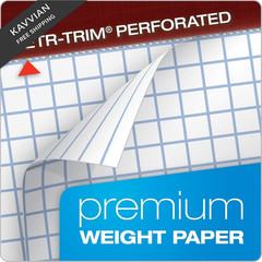 Tops Docket Gold – 1 Pad – Premium Weight Graph Paper, 8.5″ x True, White
