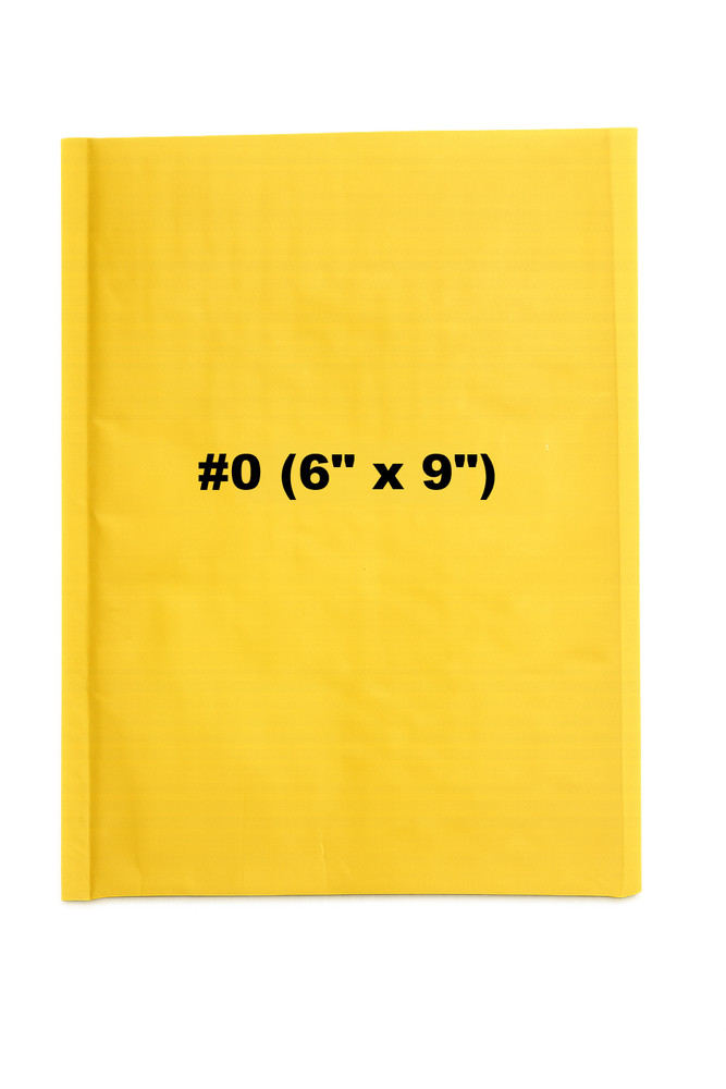 50 #0 Size 6″x9″ Kraft Bubble Mailer Padded Shipping Envelopes (Count of 50)