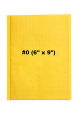 50 #0 Size 6″x9″ Kraft Bubble Mailer Padded Shipping Envelopes (Count of 50)
