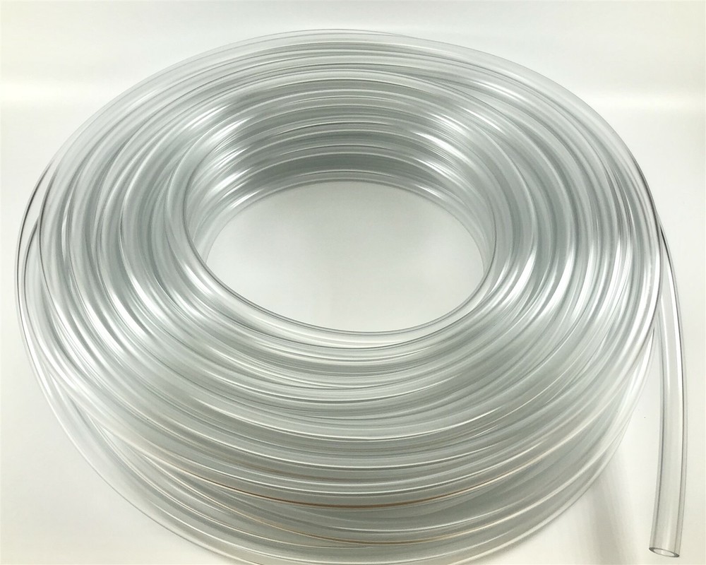 MVP 100′ Roll of Heavy Duty Clear PVC Vinyl Tubing 3/8″ ID x 9/16″ OD USA Made