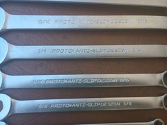 Proto 10pc Anti-Slip Design 6 Point Combination Wrench Set SAE 7/16″ to 1″ USA