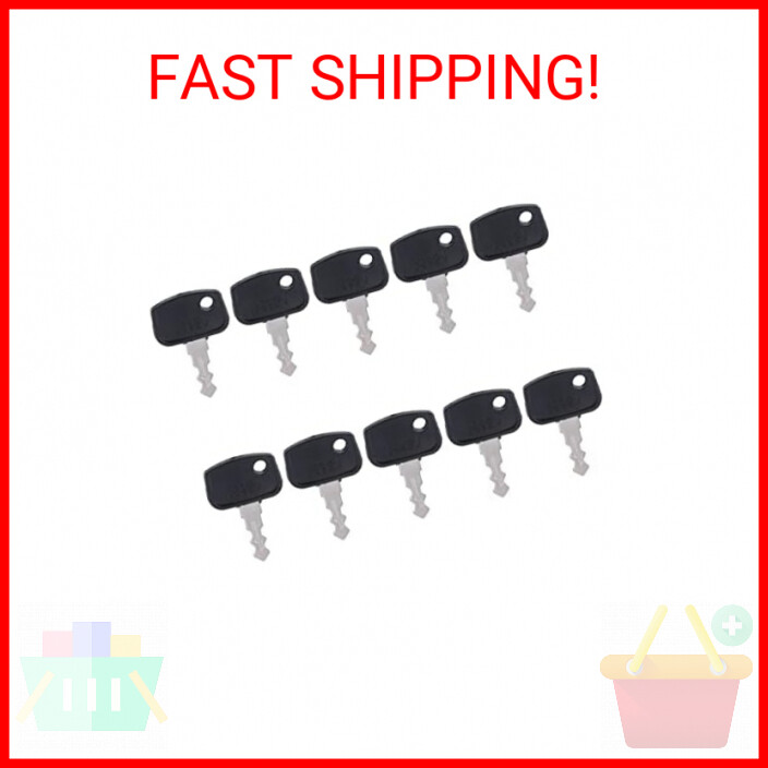 10PCS Ignition Keys 68920 PL501-68920 for Kubota Buggy RTV 500 900 B26 BX1860 BX