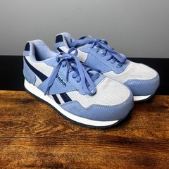 Reebok RB981 Women’s Work Composite Toe Sneaker Blue Size 8 READ