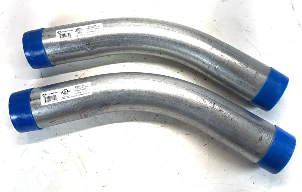 *LOT OF 2* Southwire TOPAZ 2″ Rigid 45 Degree Conduit Elbow E223147 (16) *NOS*
