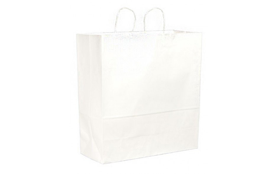 RJ Schinner Co Shopping Bag Duro Cargo White Virgin Paper (200/BX)