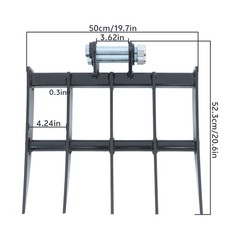 Rake Attachments For Mini Excavator Small Digger One Ton to 1.5Ton