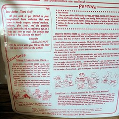 1987 Clown SHAPES ETC Creative Writing Book 10 Jumbo Sheets Art Paper NOS *