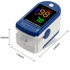 USA Color LED Finger tip Pulse Oximeter Blood Oxygen SpO2 Monitor LK87 USA.
