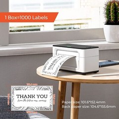 500 4×6 Fanfold Direct Thermal Direct Shipping Labels for Zebra & Rollo Printers