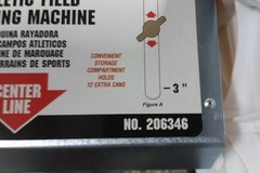 Rust-Oleum 206346 30-3/4 In Overall L Steel Striping Machine