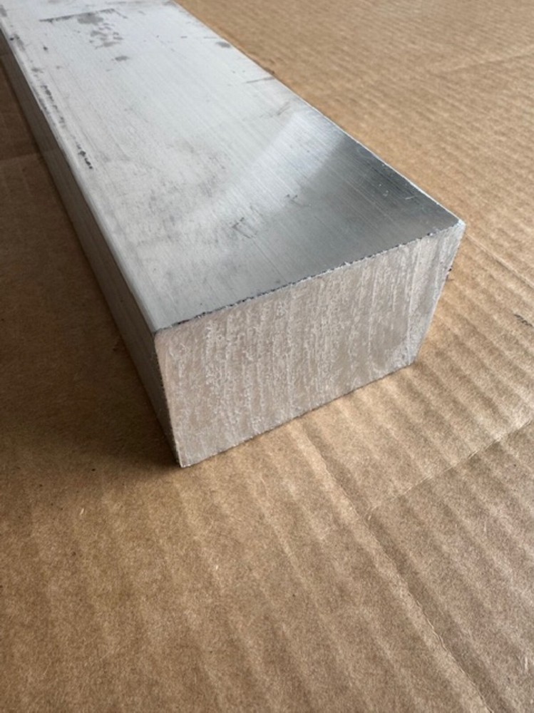 2″ x 3″ Aluminum Flat Bar x 3″ Long, 6061-T6511 Solid Extruded Mill Stock, Bar