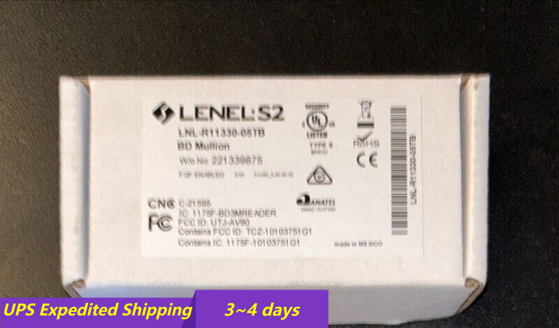 LENEL LNL-R11330-05TB UPS Shipping