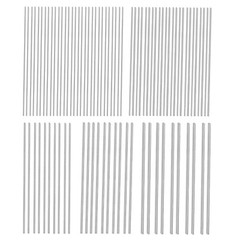80PCS Stainless Steel Rods 40cm 5 Diameters 1mm 1.5mm 2mm 2.5mm 3mm Stainless