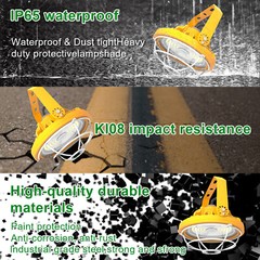 30W LED Dock Lights with Folding Arm 360° Rotatable Lamp Head, IP65, 4200LM UL