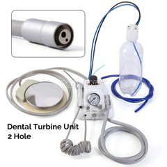 Dental Turbine Unit 3 Way Syringe Work with Air Compressor /Handpiece 4/2Hole