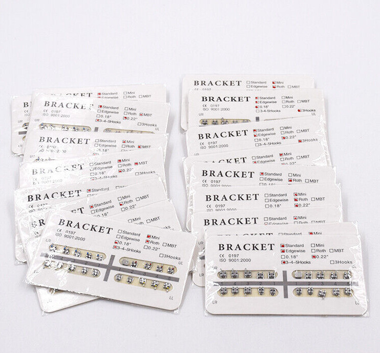 25Size Dental Orthodontic Bracket Braces Mini Standard Roth/Edgewise/MBT 022/018