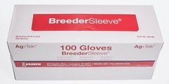 OB BreederSleeve, Red, 36″ Shoulder Length, 1.0 mil, 100/box