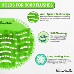 3 – 50 Scented Bathroom Urinal Screens Deodorizing Anti-Splash Fresheners Mats