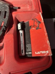 Hilti GX100 Gas-Actuated Nail Gun Fastening Tool With Case Untested/Missing Tip