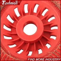 Findmall 10 PCS 4-1/2″ x 7/8″ 40 Grits Type 29 Ceramic Grain Flap Sanding Discs