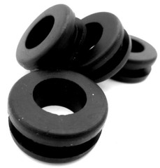 3/4″ Hole Fit Rubber Grommet Bushing For 3/16″ To 5/32″ Thick Panel, Has 1/2″ ID