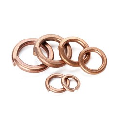 Brass Split Lock Washers Bronze Spring Square Section M3 M4 M5 M6 M8 M10 M12