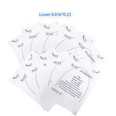 Dental Orthodontic TMA Beta Ti-Mo Arch Wires Round Rectangular Arch Ovoid Form