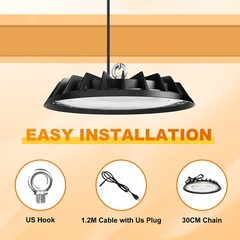 300W UFO Led High Bay Light Industrial Commercial Factory Warehouse Shop Light