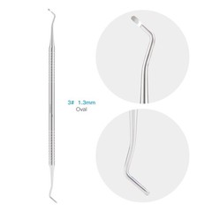 Dental Medical Spoon Excavator Restorative Double Ended Steel Decay Instrument A