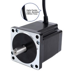 STEPPERONLINE 4.8/8/12Nm 6A Φ14mm Nema 34 Stepper Motor & Driver Stepper CNC Kit