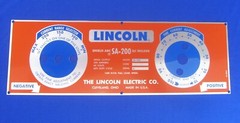 Sa-200 Lincoln Welder Red Blue Dial Faceplate M8803 OEM Quality USA
