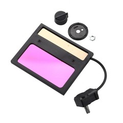 1*Solar Welding Auto Darkening Welding Lens Filter Helmet Len+Protortion Sheet