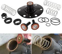 3/4″”-1″” Backflow Repair Kit for 975XL 975XL2 Replacements RK34-975XLC, Black
