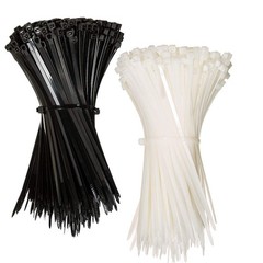 Black / White Nylon Plastic Strong Cable Ties Short Long Zip Tie Wraps 60-1500mm