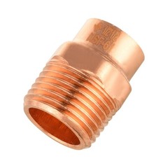 10 PCS EFIELD 1/2″ C x 1/2″ MNPT Copper Male Adapter Fittings, Lead Free