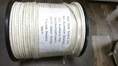RG6U Quad Shield CCS 1000ft 95% Aluminum Braided 100% Aluminum Foil Cable CMR