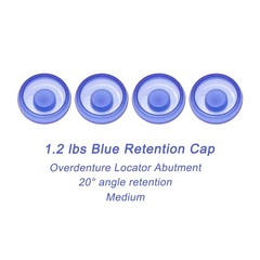 US 8Pcs Overdenture Retention Cap Inserts Set for Locator Abutment