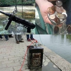 400LBS Fishing Magnet Kit Strong Neodymium Pull Force Treasure Hunt Magnets Rope