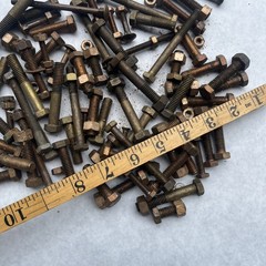 Over 5 Pounds Brass Bronze Cap Screws Etc 1/4 ,5/16 ,3/8