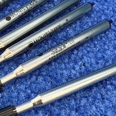 6x- Monteverde L13 Soft Roll Ballpoint Refill for Lamy Ballpoint Pens, Blue Ink