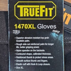 3 Pair Tillman 1470 XL TrueFit Top Grain Goatskin Performance Work Gloves