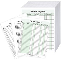 150 Pack Patient Sign-In Sheets HIPAA Compliant 8.5 x 11 Inches