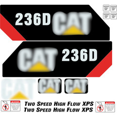 Compatible with 236D Decal Kit Skid Steer Stickers – FREE SHIPPING – 3M Vinyl