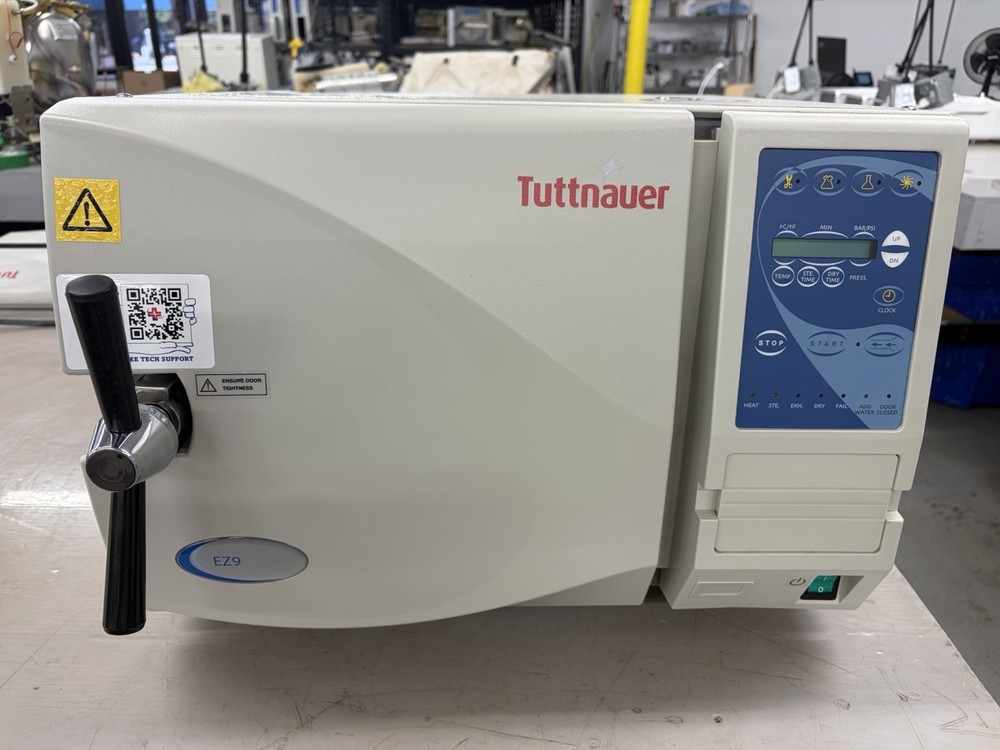 Tuttnauer EZ9 Refurbished Autoclave – New PC Board, 8 Cycles w/6 month warranty