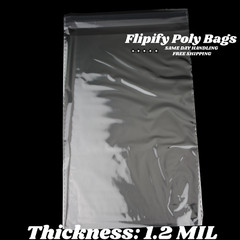 6×9 Clear Resealable Recloseable Self Adhesive Cello Lip Tape poly Plastic bags