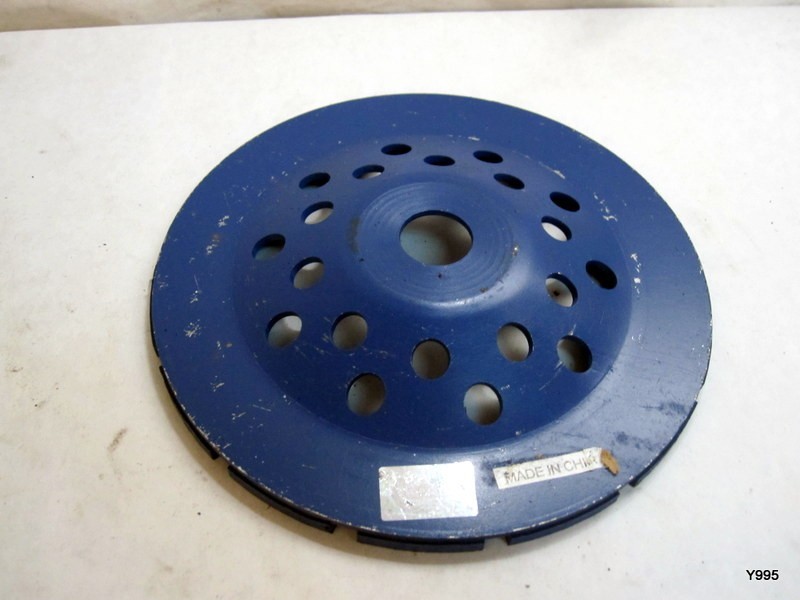 7″ Double Rim Cup Wheel Thread Fast Surface Grinding concrete brick
