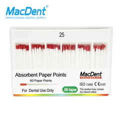 MacDent Dental Gutta Percha Points Absorbent Paper Points Endodontic Root Canal