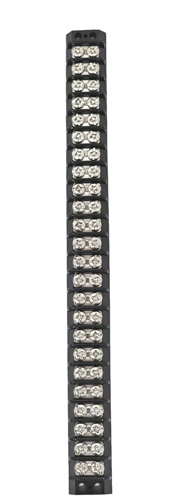 MARATHON 670A-GP-24 Double Row Terminal Block 24 Poles, 48 Pins